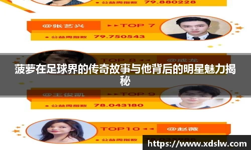 菠萝在足球界的传奇故事与他背后的明星魅力揭秘